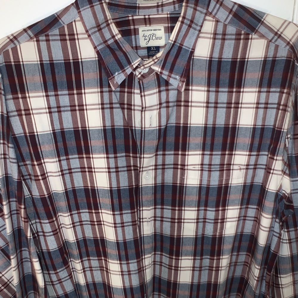 Button down men’s shirt—- great for anything